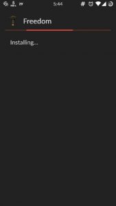 open the Freedom App