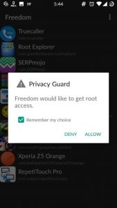  grant permission of rooting