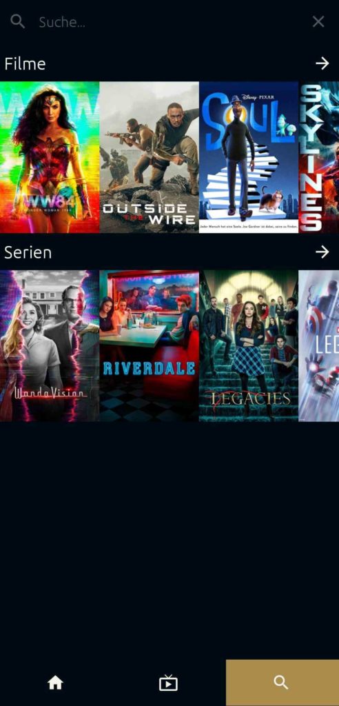 Convenient interface for the application Rokkr